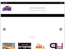 Tablet Screenshot of pattongrocery.com